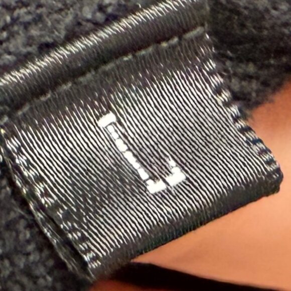 Co | Black Knit Drawstring Wide Leg High Waisted Pant L - Picture 8 of 10